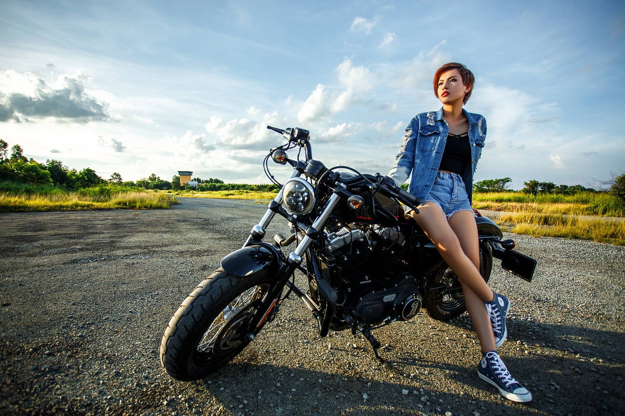 girl, motorbike, fashion, motorcycle insurance